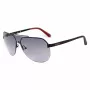 GUESS GF5053-0001B Męskie okulary przeciwsłoneczne prostokątne - czarna oprawka, soczewki dymne