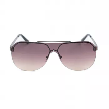 GUESS GF5053-0048F Męskie okulary przeciwsłoneczne prostokątne Havana brązowy gradient