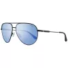 Okulary przeciwsłoneczne GUESS GF5083-01X męskie aviator - czarna metalowa oprawka, szare soczewki poliwęglanowe, ochrona UV400