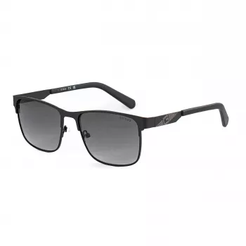 Okulary przeciwsłoneczne Guess GF5098-5602B męskie kwadratowe czarne dymione 56mm