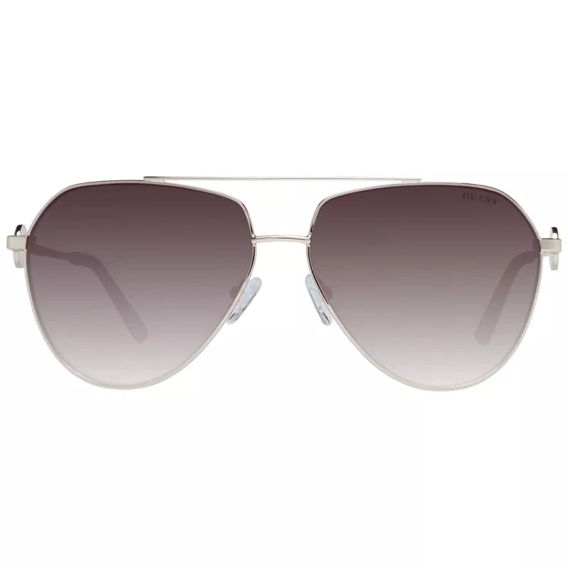 Okulary przeciwsłoneczne GUESS GF6140-32F dla kobiet Havana Square 62mm