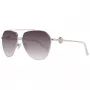 Okulary przeciwsłoneczne GUESS GF6140-32F dla kobiet Havana Square 62mm