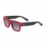 GUESS GG2106-5467B Damskie okulary przeciwsłoneczne kwadratowe brąz Havana 54mm
