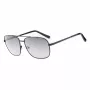 Okulary przeciwsłoneczne GUESS GG2114S-01B dla mężczyzn, czarna kwadratowa oprawka, szare gradientowe szkła 60mm