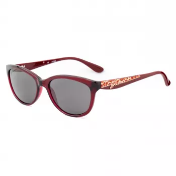 GUESS GU7209-BU-3 Damskie okulary przeciwsłoneczne Cat Eye, niebieska oprawka, gradientowe niebieskie soczewki, 54-17-135 mm