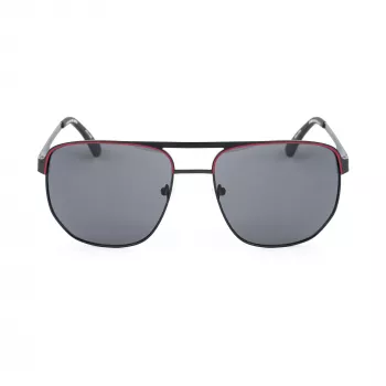 Okulary przeciwsłoneczne GUESS MAN GF00061-6102A Czarna oprawka Szare szkła 61mm