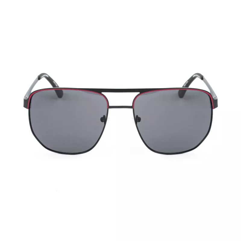 Okulary przeciwsłoneczne GUESS MAN GF00061-6102A Czarna oprawka Szare szkła 61mm