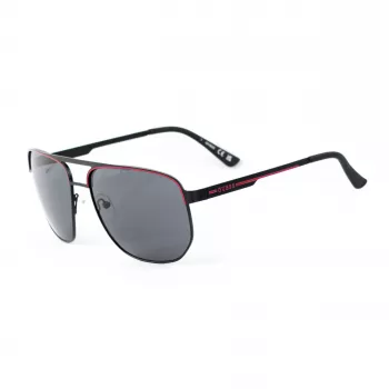 Okulary przeciwsłoneczne GUESS MAN GF00061-6102A Czarna oprawka Szare szkła 61mm