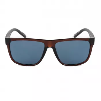 Okulary przeciwsłoneczne GUESS MAN GO00058-6145V Kwadratowa oprawka Błyszcząca czerń Soczewki dymione 61mm