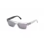 Okulary przeciwsłoneczne GUESS MAN GU00120-5520A Błyszcząca czarna oprawka, soczewki lustrzane dymione 55/17/145 mm
