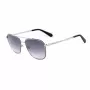 Okulary przeciwsłoneczne GUESS MAN GU00147-5605B Prostokątna czarna oprawka acetatowa Szare soczewki poliwęglanowe 56/16/145 mm UV400