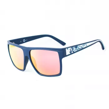 Okulary przeciwsłoneczne GUESS MAN GU2053MBL21F Matowa Niebieska Kwadratowa Oprawka 58mm