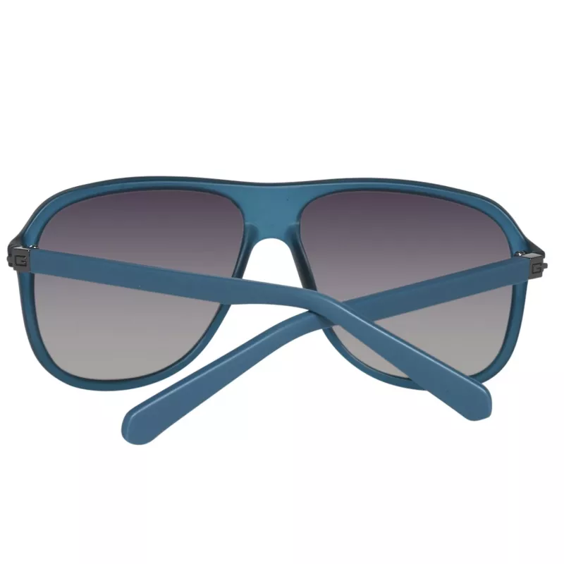 Okulary przeciwsłoneczne GUESS MAN GU6876-5991B Prostokątne Czarna Oprawka Szare Szkła 59mm