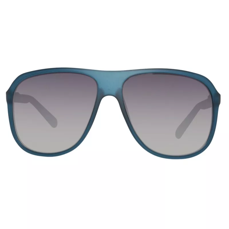 Okulary przeciwsłoneczne GUESS MAN GU6876-5991B Prostokątne Czarna Oprawka Szare Szkła 59mm
