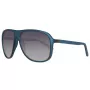 Okulary przeciwsłoneczne GUESS MAN GU6876-5991B Prostokątne Czarna Oprawka Szare Szkła 59mm