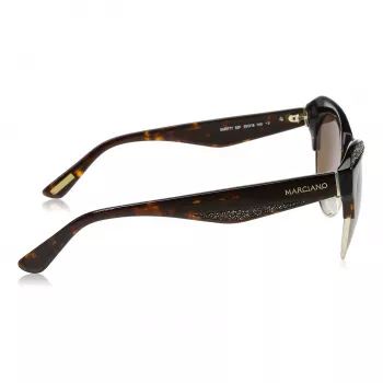 GUESS MARCIANO Damskie okulary przeciwsłoneczne Cat Eye GM0777-5552F Havana Brown Gradient 55mm