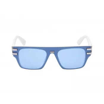 Okulary przeciwsłoneczne GUESS Pilot dla mężczyzn GO00061-0021V Błyszcząca czerń Smoke Mirror