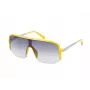 GUESS Męskie okulary przeciwsłoneczne prostokątne GO00054-0039B Czarny/Szary 56mm