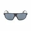 Okulary przeciwsłoneczne Guess męskie GF00010-6101A - Błyszcząca czarna oprawka acetatowa, soczewki dymne, ochrona UV400