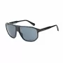 Okulary przeciwsłoneczne Guess męskie GF00010-6101A - Błyszcząca czarna oprawka acetatowa, soczewki dymne, ochrona UV400