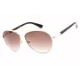 Okulary przeciwsłoneczne Guess męskie GF0221-32F Dark Havana oprawka acetatowa brązowe soczewki gradientowe 59mm