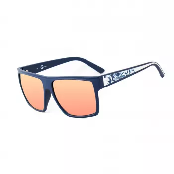 Okulary przeciwsłoneczne GUESS męskie GGU2053MBL21F matowa czarna oprawka, soczewki dymne 58mm