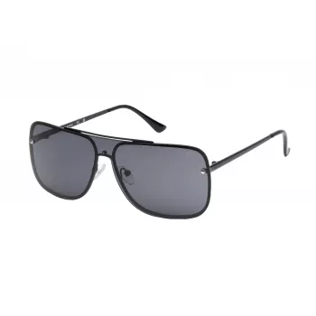 Okulary przeciwsłoneczne GUESS męskie GO00053-0001A prostokątna czarna oprawka soczewki dymne 57mm