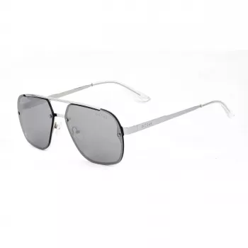 Okulary przeciwsłoneczne Guess męskie GO00065-6010C czarna oprawka szare szkła 60mm