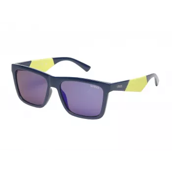 Okulary przeciwsłoneczne GUESS męskie GO00067-5690C Havana Brown prostokątna oprawka acetatowa UV400