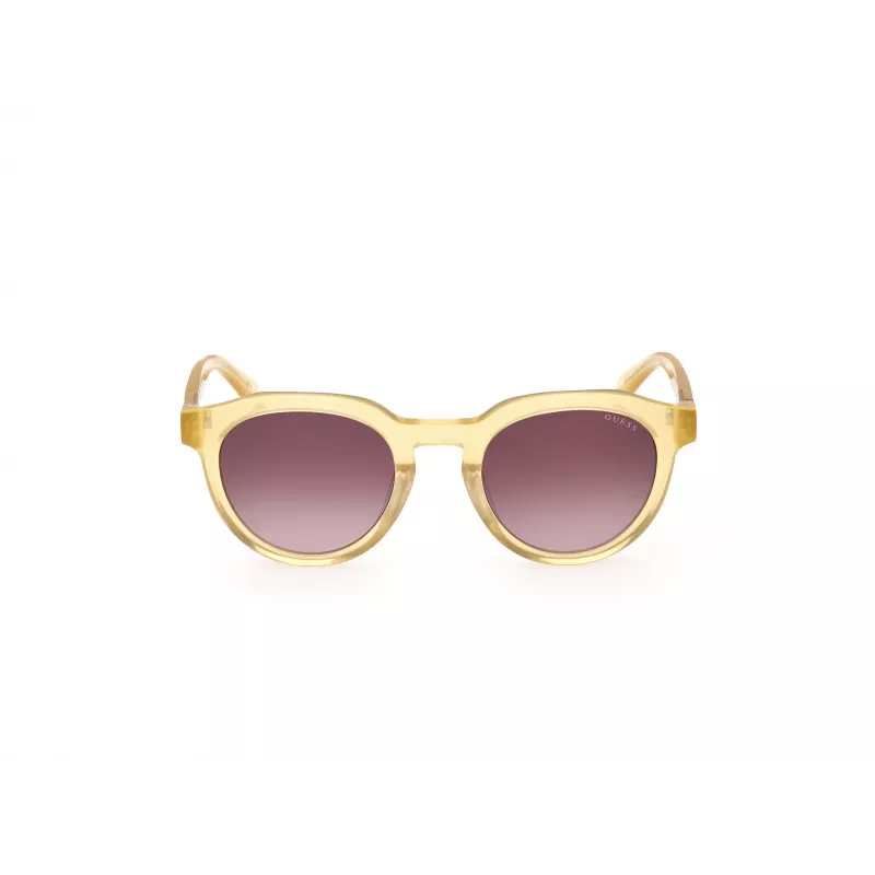 Okulary przeciwsłoneczne GUESS męskie GU00063-5039F Havana Acetate Square Frame Brown Lens 50mm