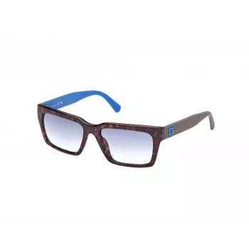 Okulary przeciwsłoneczne GUESS męskie GU00121-5652W Havana Brown kwadratowa oprawka 56mm