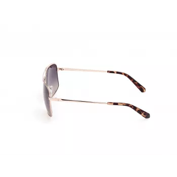 Okulary przeciwsłoneczne GUESS męskie GU00167-6032W czarna oprawka szare szkła 60/14/140 mm