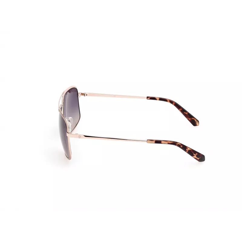 Okulary przeciwsłoneczne GUESS męskie GU00167-6032W czarna oprawka szare szkła 60/14/140 mm