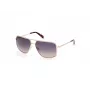 Okulary przeciwsłoneczne GUESS męskie GU00167-6032W czarna oprawka szare szkła 60/14/140 mm