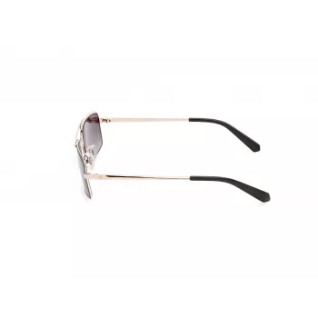Okulary przeciwsłoneczne GUESS męskie GU00168-5897P czarne prostokątne polaryzowane 58mm