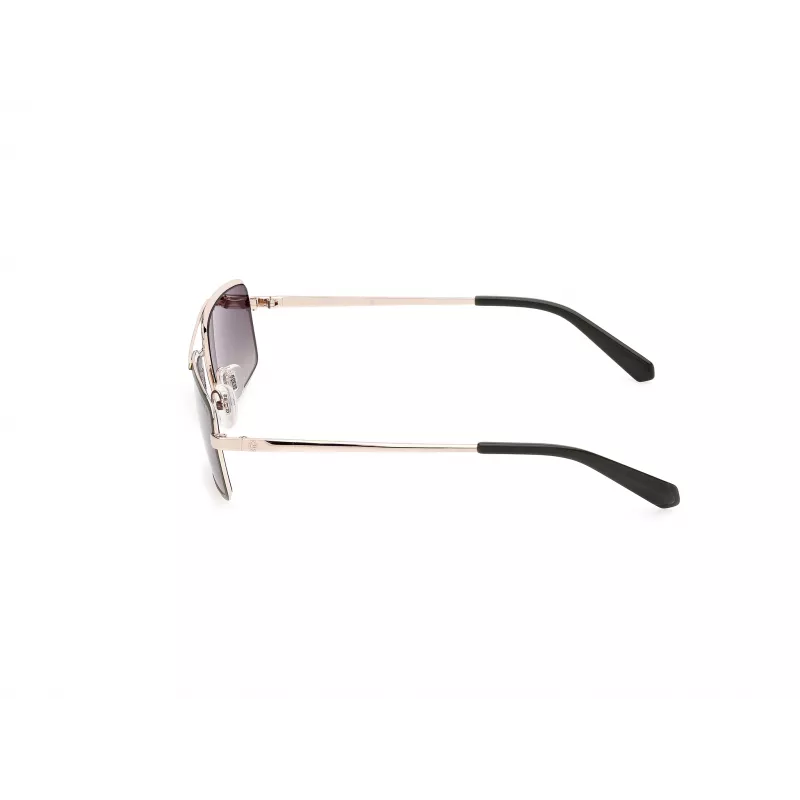 Okulary przeciwsłoneczne GUESS męskie GU00168-5897P czarne prostokątne polaryzowane 58mm