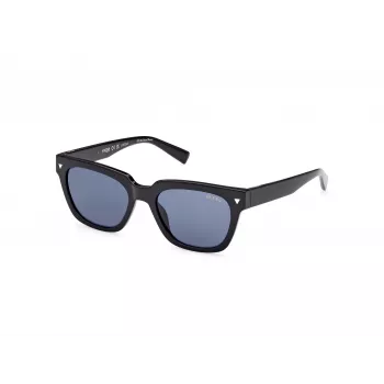 Okulary przeciwsłoneczne GUESS męskie GU8265-5301V czarny octan prostokątne pełna oprawa 53/19/150 mm