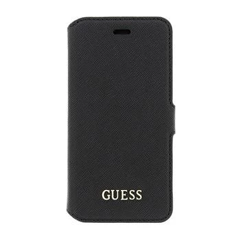 GUESS Saffiano Book Case do iPhone 6/6S - Czarny