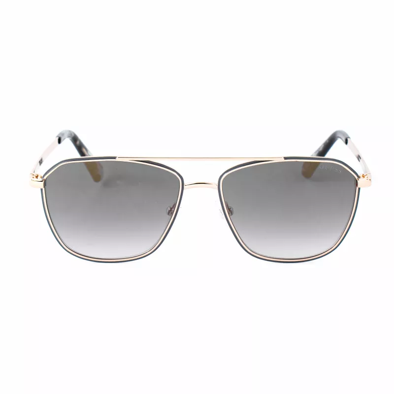 Okulary przeciwsłoneczne GUESS GU00147-5633C Havana/Brown Square Acetate Men's