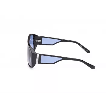 Okulary przeciwsłoneczne GUESS Unisex GU00135-6101V Czarna oprawka Szare soczewki gradientowe 61mm