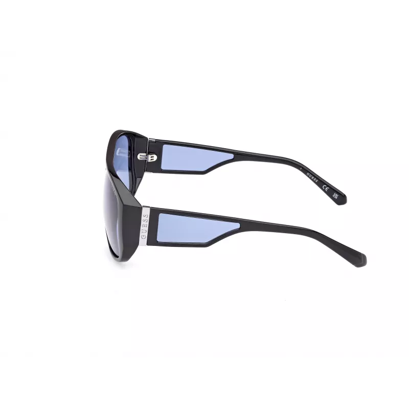 Okulary przeciwsłoneczne GUESS Unisex GU00135-6101V Czarna oprawka Szare soczewki gradientowe 61mm