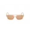 GUESS Unisex Okulary przeciwsłoneczne GU82595357E Oprawka Havana/Tortoise Brązowe soczewki gradientowe 53/19/145 mm