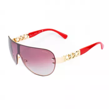 Okulary przeciwsłoneczne GUESS Aviator GO00037-0032G Złota oprawka Brązowe gradientowe szkła 56mm