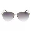 Okulary przeciwsłoneczne GUESS damskie motylkowe kocie oko GF6171-32B Błyszcząca czerń Smoke Gradient 60 mm