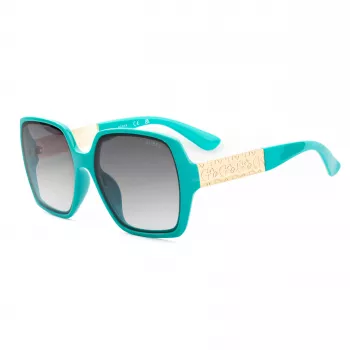 GUESS Damskie Okulary Przeciwsłoneczne Motylkowe GO00031-6287B Havana Brązowy Gradient 62mm