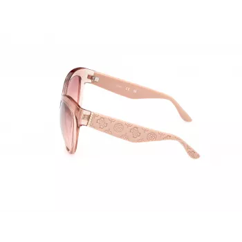 GUESS Damskie Okulary Przeciwsłoneczne Motylkowe GU00130-6157U, Oprawka Havana z Brązowymi Szkłami