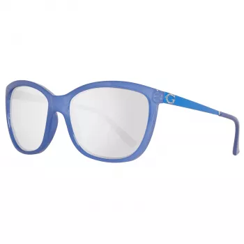 GUESS Damskie Okulary Przeciwsłoneczne Motylkowe GU7444-5884C Oprawa Acetatowa Havana Brązowy Żółw Soczewki Brązowe Gradient 58mm