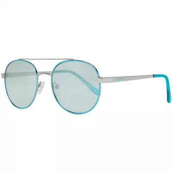 Okulary przeciwsłoneczne GUESS damskie kocie oko GF0367-10X - Błyszcząca czarna oprawka, soczewki gradientowe dymne, ochrona UV400