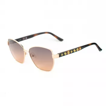 GUESS Women's Cat Eye Sunglasses GU00102-5632F Havana Brown Gradient 56mm