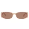 GUESS Damskie Okulary Przeciwsłoneczne Kocie Oko GU7259-55N33 Brąz Havana